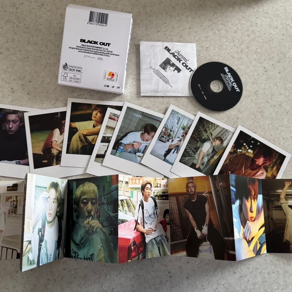 EXO - Chanyeol’s 1st mini album: Blackout
